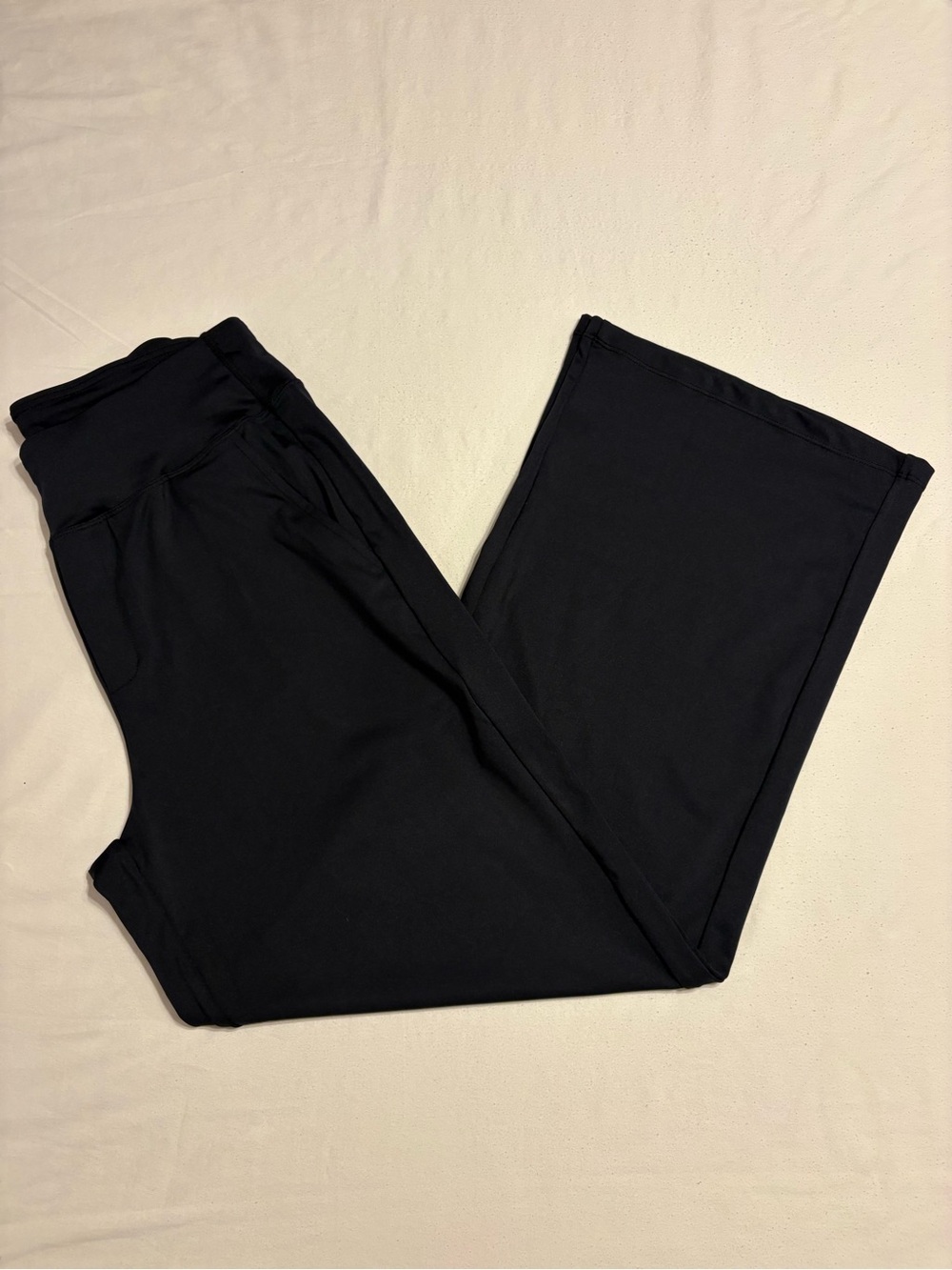 Neleus Sportswear Polyester Blend Athletic Leggings Wide Leg sized US L